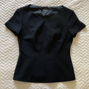 BCBG black dress top